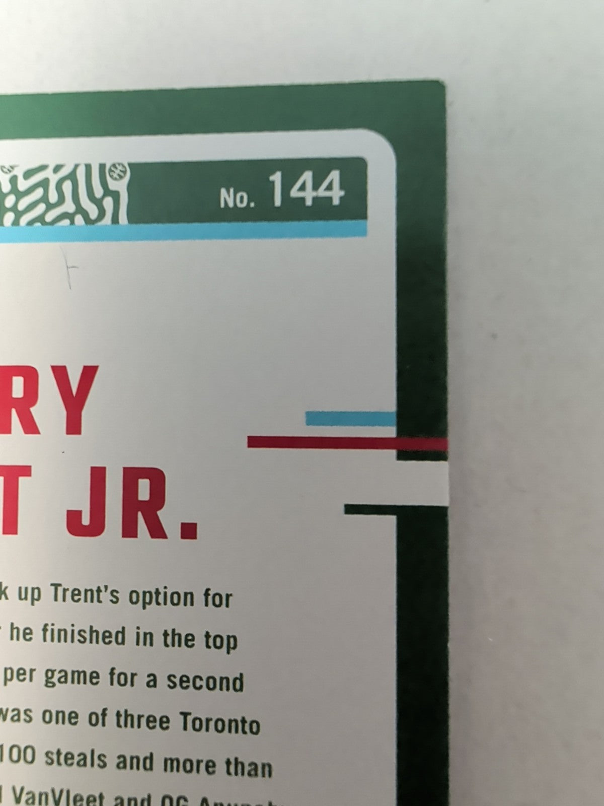 2023-24 Panini Donruss Gary Trent Jr. #144 Toronto Raptors Base Card | Good