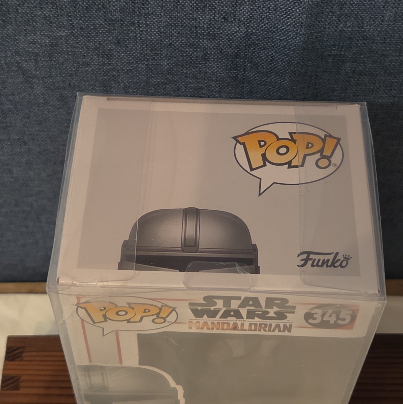 Funko Pop Star Wars The Mandalorian #345 Beskar Vinyl Figure with Protector