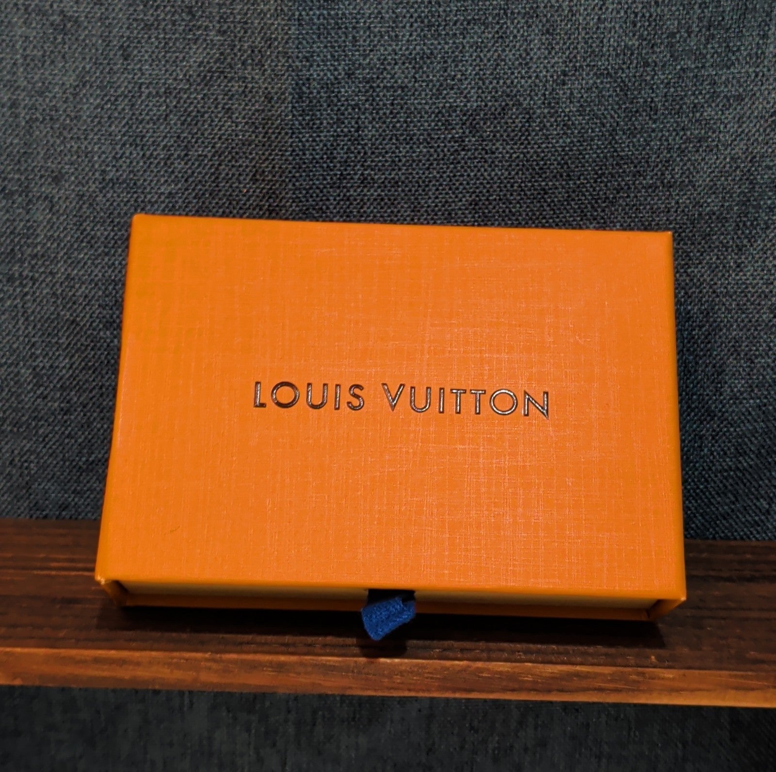 Authentic Louis Vuitton Empty Yellow Drawer Gift Box 5.5x4" Wallet Case