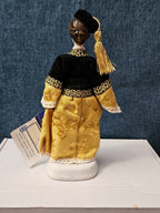 Vintage Evelt Themis Porcelain Doll | Handmade in Greece | Traditional Costume |