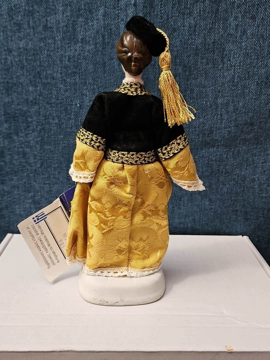 Vintage Evelt Themis Porcelain Doll | Handmade in Greece | Traditional Costume |