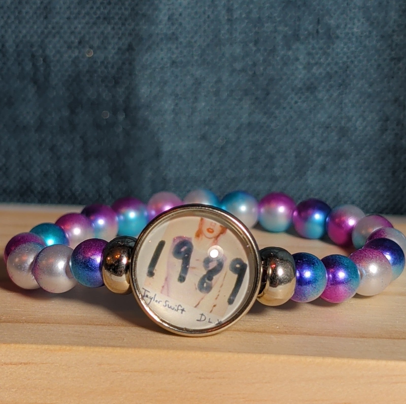 Taylor Swift 1989 Charm Beaded Bracelet Eras Vibe