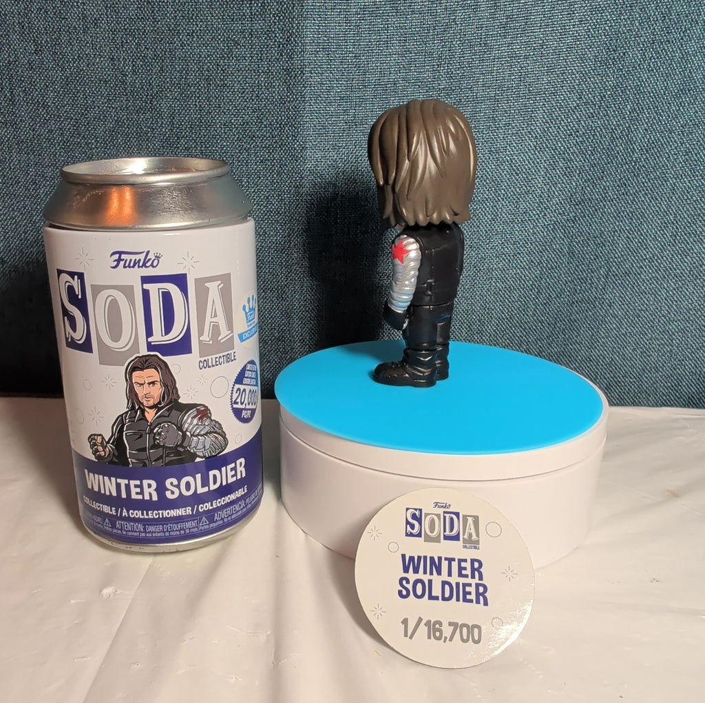 Funko Soda Winter Soldier Marvel MCU Vinyl Figure 1/16,700 w Can