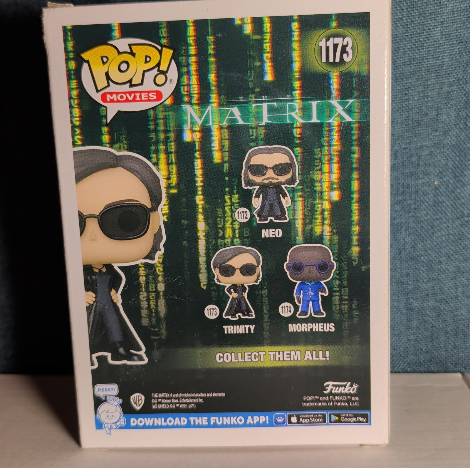 Funko Pop! Movies Matrix Trinity 1173 Vinyl Figure Resurrections with Protector