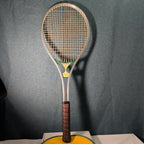 Vintage Dunlop Volley II Aluminum Tennis Racquet 4 5/8 L Made in USA With Cover