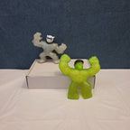 Goo Jit Zu Heroes Marvel Set of 4 Hulk Iron Man Pantaro Blazagon Squishy Toy