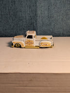 Hot Wheels La Troca | 2021 HW Art Cars White & Gold Lowrider Truck | Loose