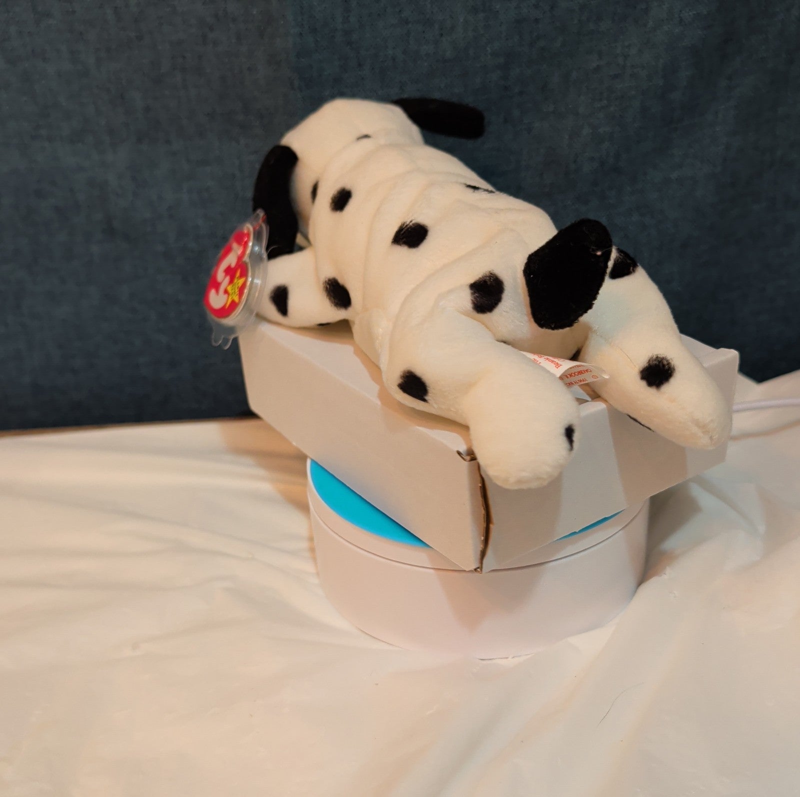 Ty Beanie Baby Dotty the Dalmatian Dog 1996 PVC Pellets Mint with Tags MWMT