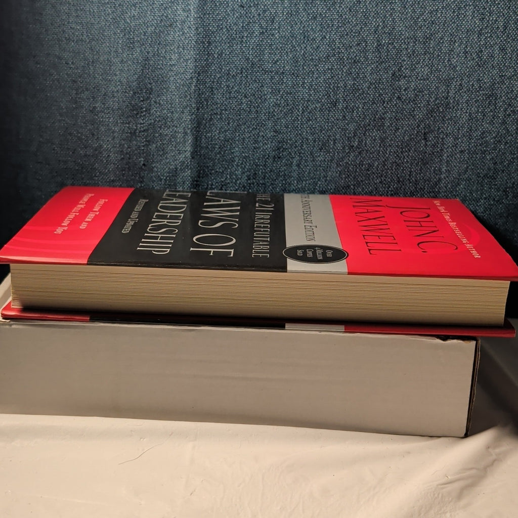 The 21 Irrefutable Laws of Leadership John C Maxwell 25th Anniversary Hardcover