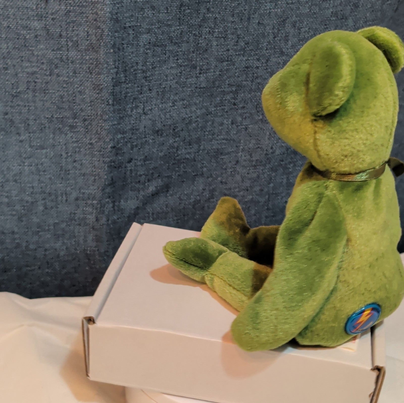 Ty Beanie Baby 2.0 Luckier the Irish Bear Green Shamrock 8" Plush