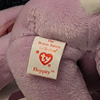 TY Beanie Baby - FLOPPITY the Purple Bunny (8.5 inch) - MWMTs Stuffed Animal Toy