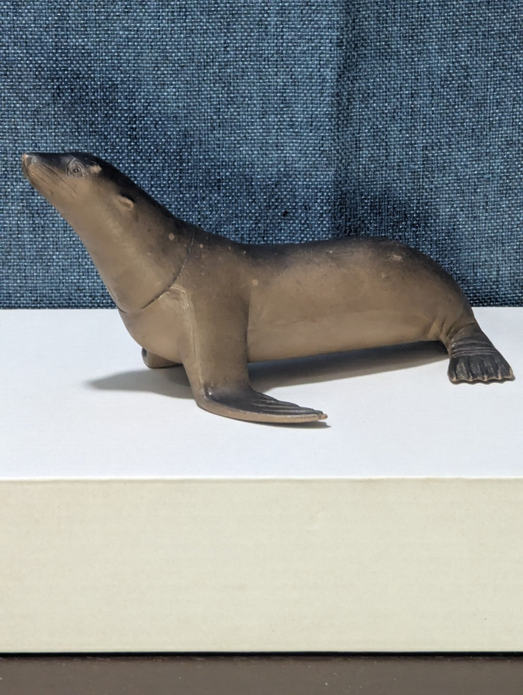 Vintage S.H. Sea Lion Figure | Realistic Ocean Animal Toy | Articulated Neck
