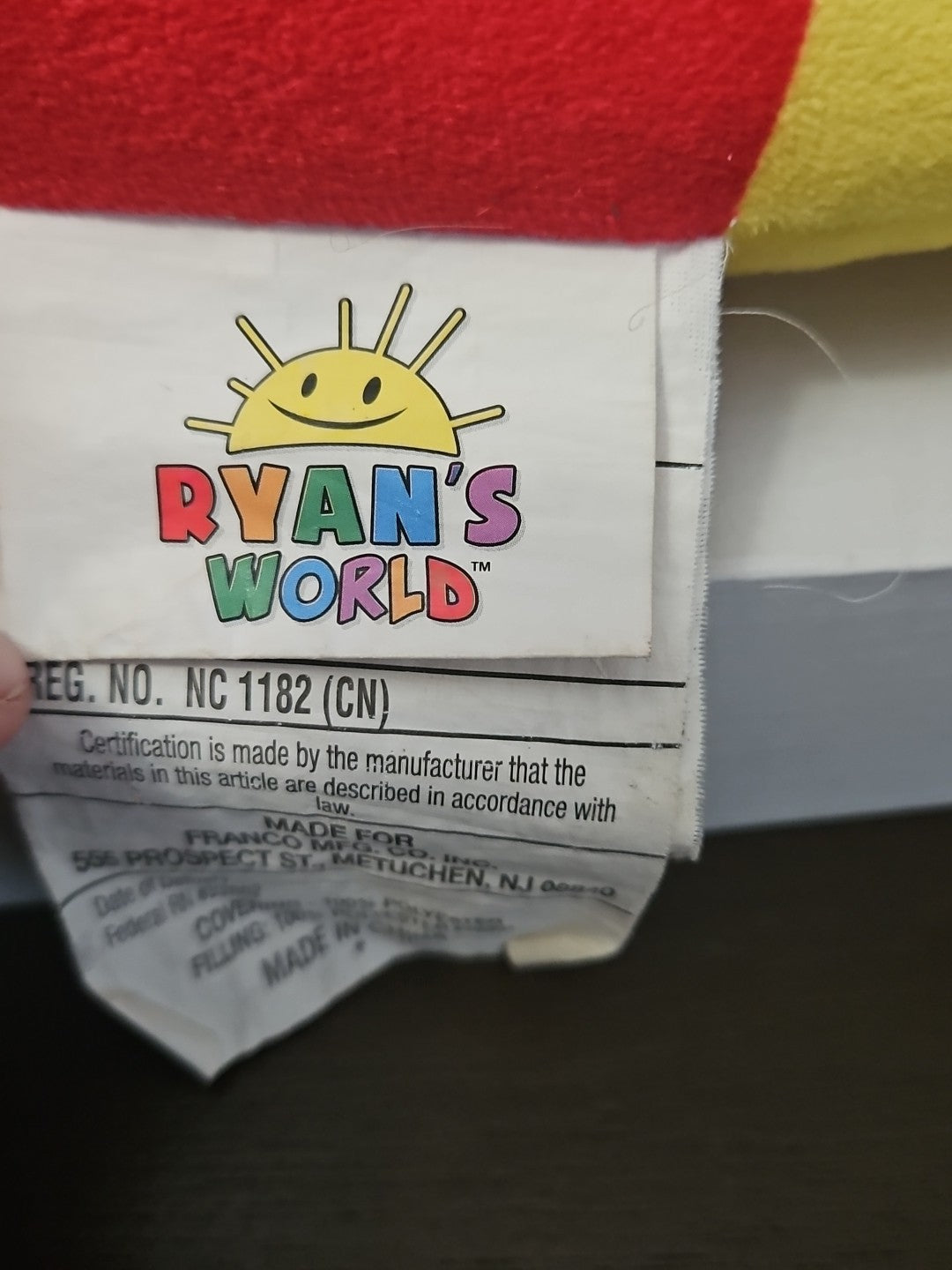 Ryan's World Red Titan 18 Inch Plush Doll | Super Hero Ryan Pillow Buddy | Soft