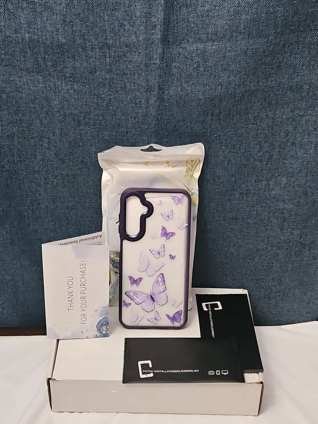 NEW DagoRoo for Samsung Galaxy S25 5G Case | Purple Butterfly Kit