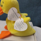 TY Beanie Baby QUACKERS the Duck 1994 Mint Plush Mint Tags Vintage Yellow Plush