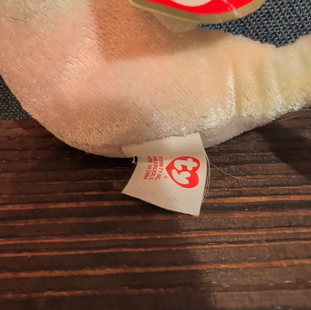 Vintage TY Teenie Beanie Baby, "Neon The Seahorse" With Original Tag EUC 