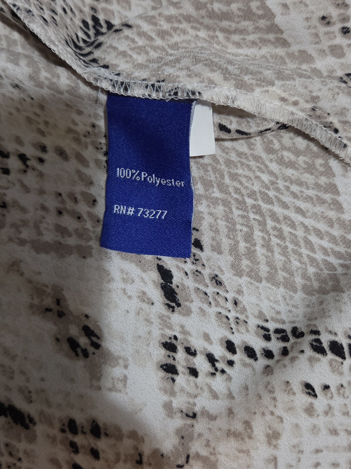 Apt 9 Snakeskin Kimono Cardigan Animal Print Top L/XL Gently Worn RN 73277
