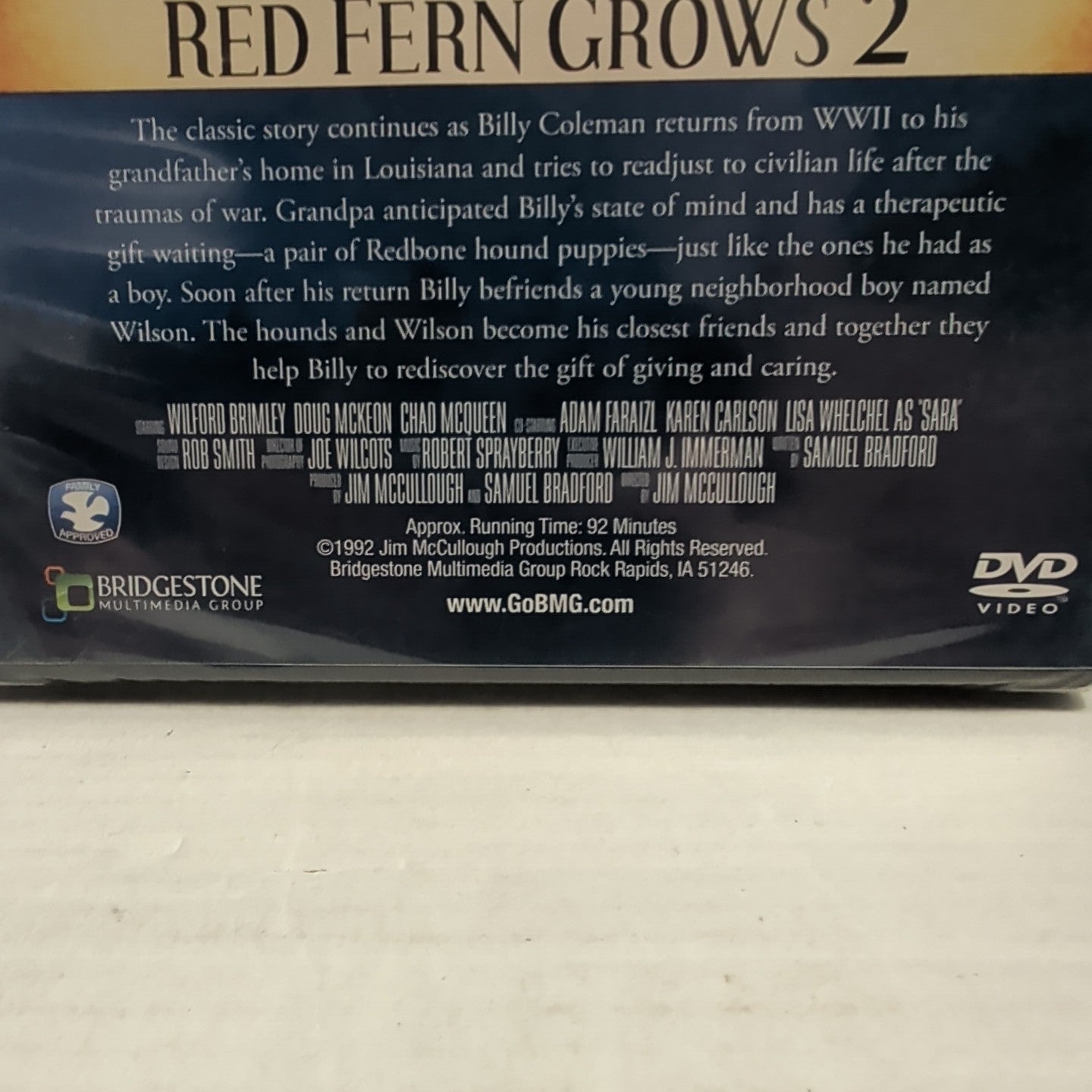 Where the Red Fern Grows 1 & 2 DVD Double Feature NEW SEALED