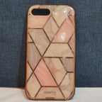 i-Blason Cosmo iPhone 7 Plus 8 Plus Case Pink Marble Rose Gold