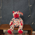 Ty Beanie Baby Red Patriotic Star Bear Plush 2003