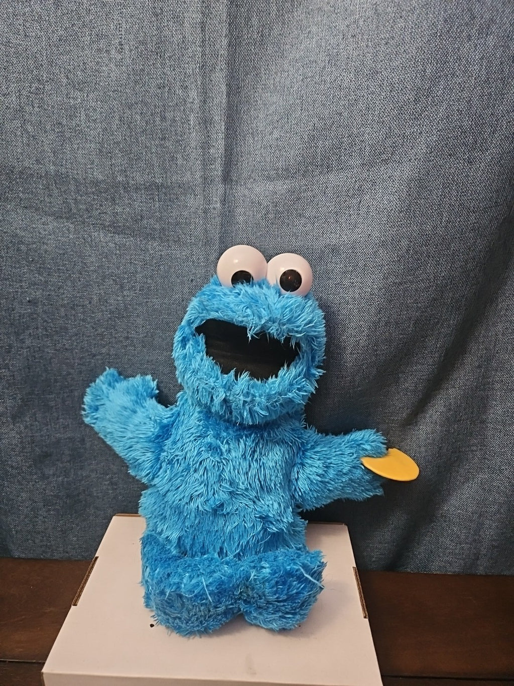 Sesame Street Cookie Monster Plush | 10” Hasbro Talking Figure with Cookie