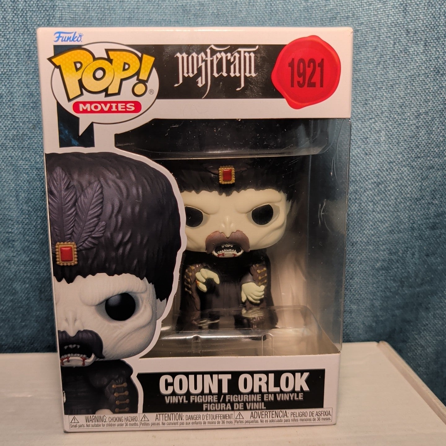 Funko Pop Movies Count Orlok #1921 Nosferatu  Vinyl Figure In Box w/ Protector