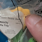 Ty Teenie Beanie Baby Smoochy the Frog #3 McDonald’s 1999 Sealed New in Package
