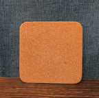 Christmas Tree Cork Back Coaster Holiday Decor Single