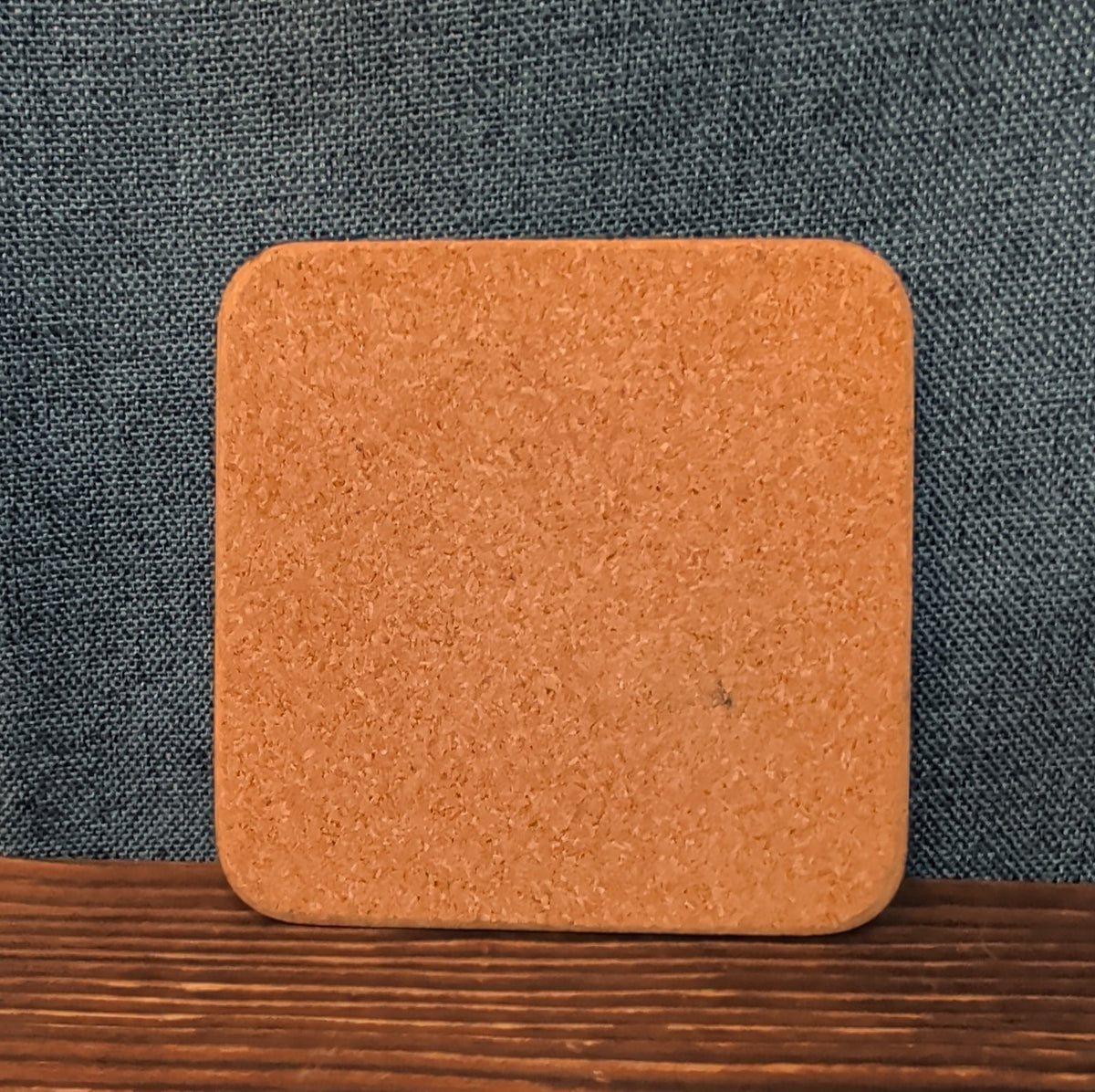 Christmas Tree Cork Back Coaster Holiday Decor Single