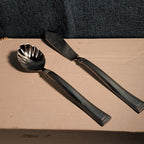 Hampton Silversmiths PORTFOLIO Sugar Spoon & Butter Knife Set | Glossy 208