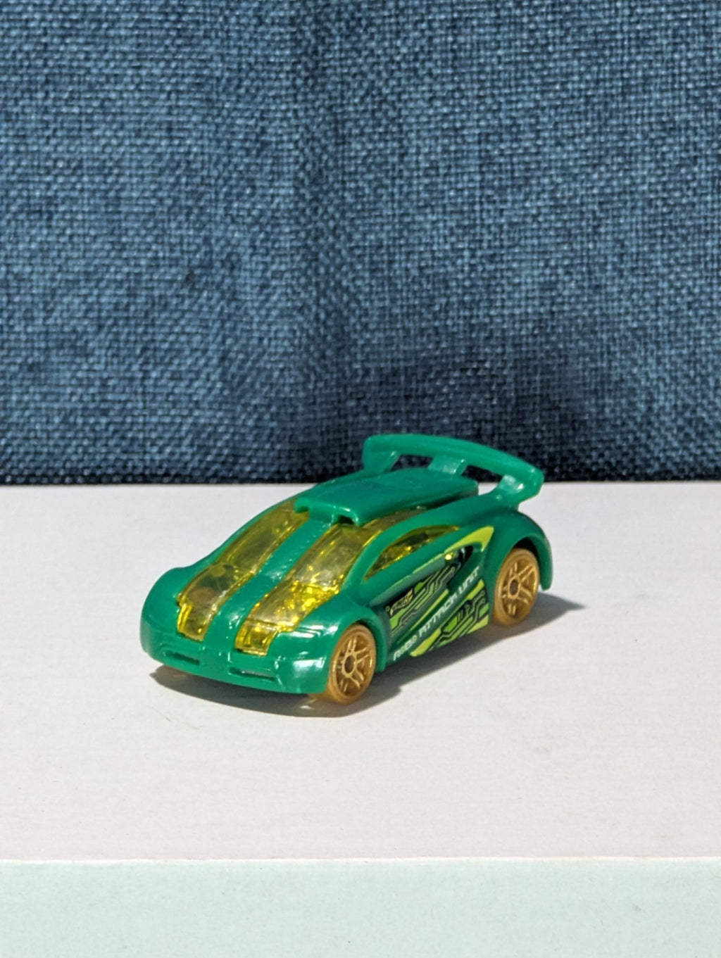 Hot Wheels Technetium Green Diecast Car | Nitrobot Attack Set Exclusive | Track