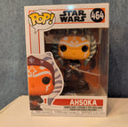 Funko POP Star Wars Ahsoka 464 The Mandalorian Dual Sabers in Box with Protector