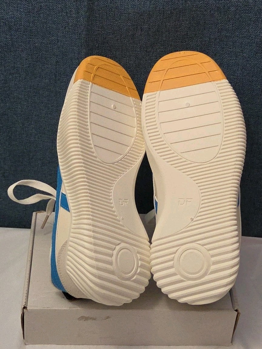DeFlorance CLOUDEA 2.0 Orthopedic Sneakers | White Blue Women's Size 8 NEW