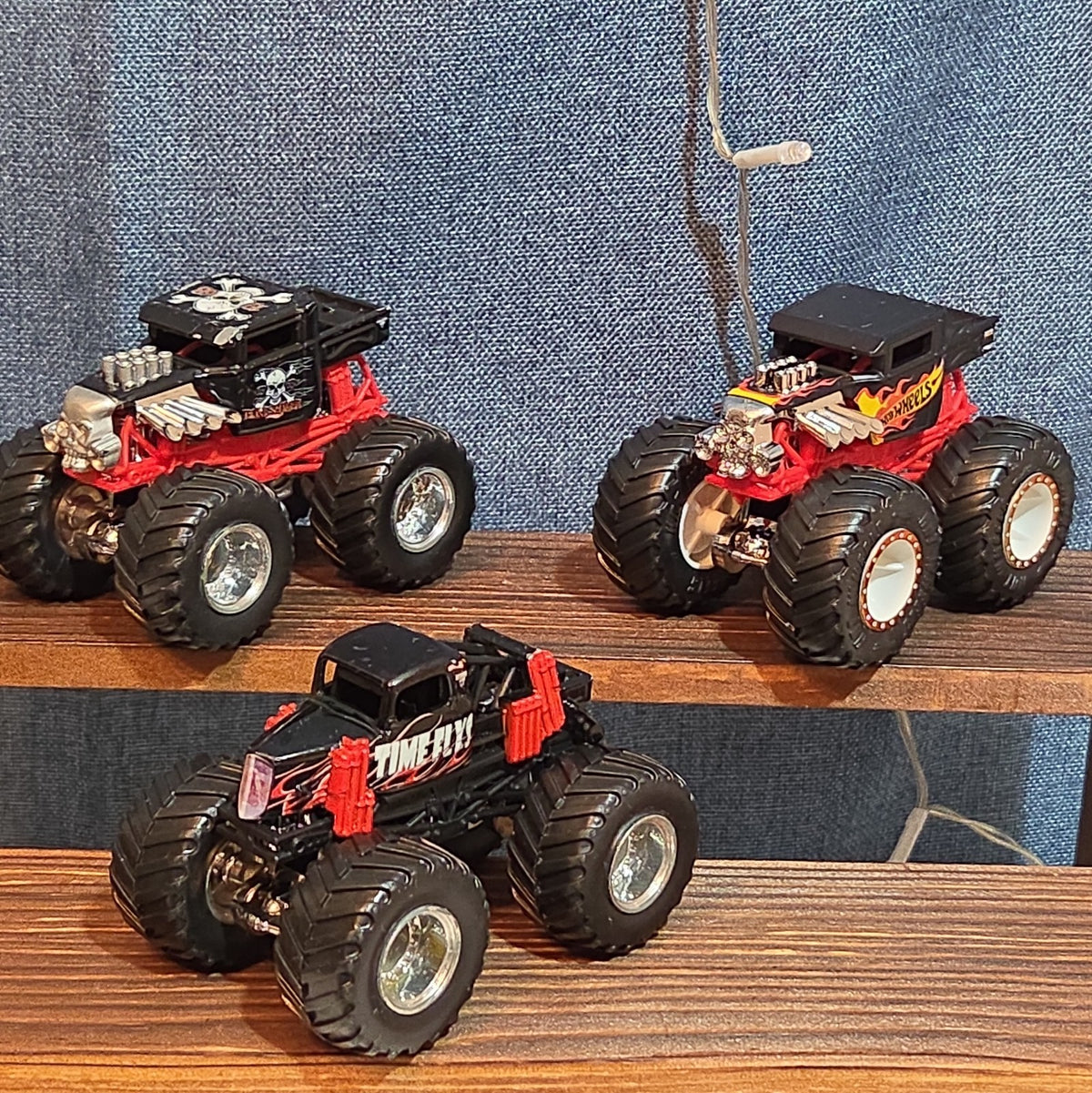 Hot Wheels Monster Jam Bone Shaker Time Flys Lot 3 Diecast Y2K