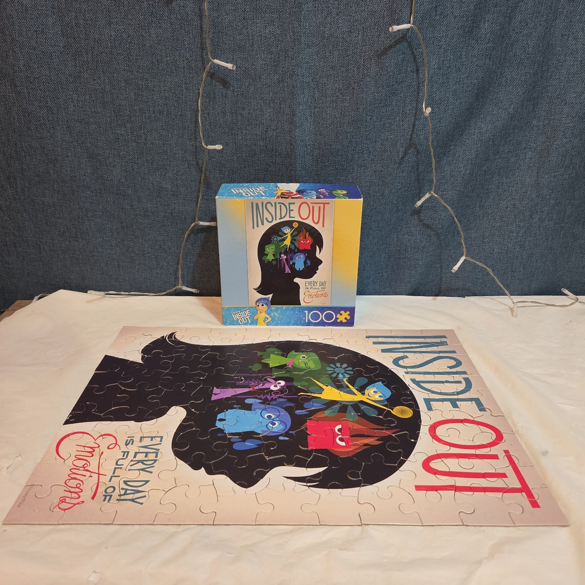 Disney Pixar Inside Out 100 Piece Jigsaw Puzzle Complete Family