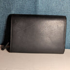 Coach Bedford Bifold Black Leather Wallet Y2K Vintage
