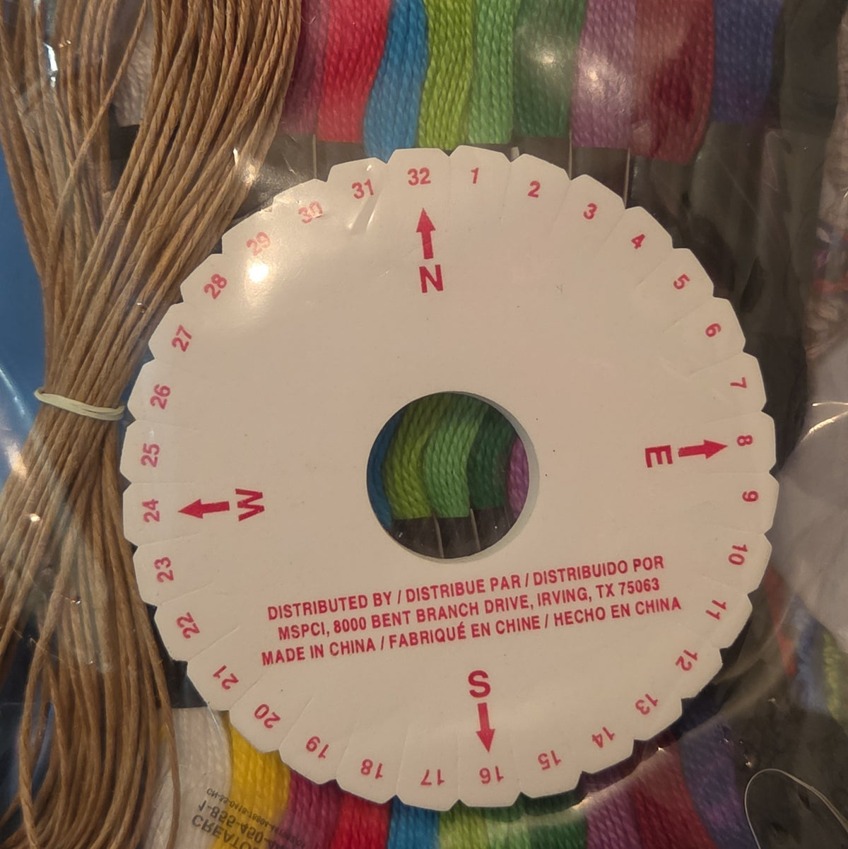 Creatology Friendship Bracelet Kit 15Pc Floss Hemp Wheel Y2K Craft
