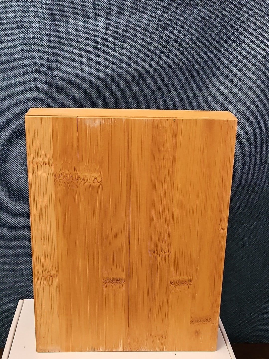 6 Gibson Steak Knives | 4.5" Serrated Stainless Steel | Wood Storage Block Tray