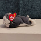 Ty Teenie Beanie Baby Nook the Husky 1999 McDonald's Plush Dog Grey White Tag