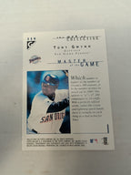 2000 Topps Gallery - Masters of the Game Tony Gwynn #118