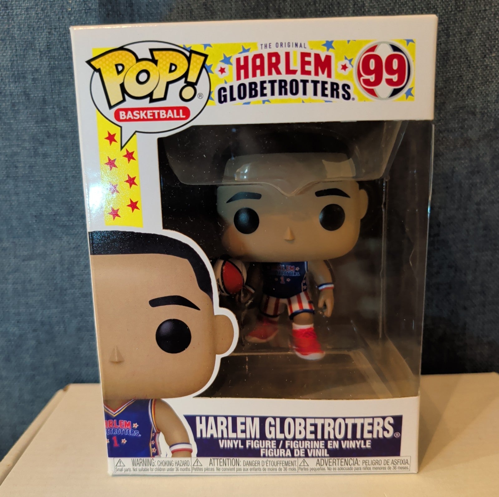Funko Pop 99 Harlem Globetrotters Basketball Vinyl NIB  with Protector