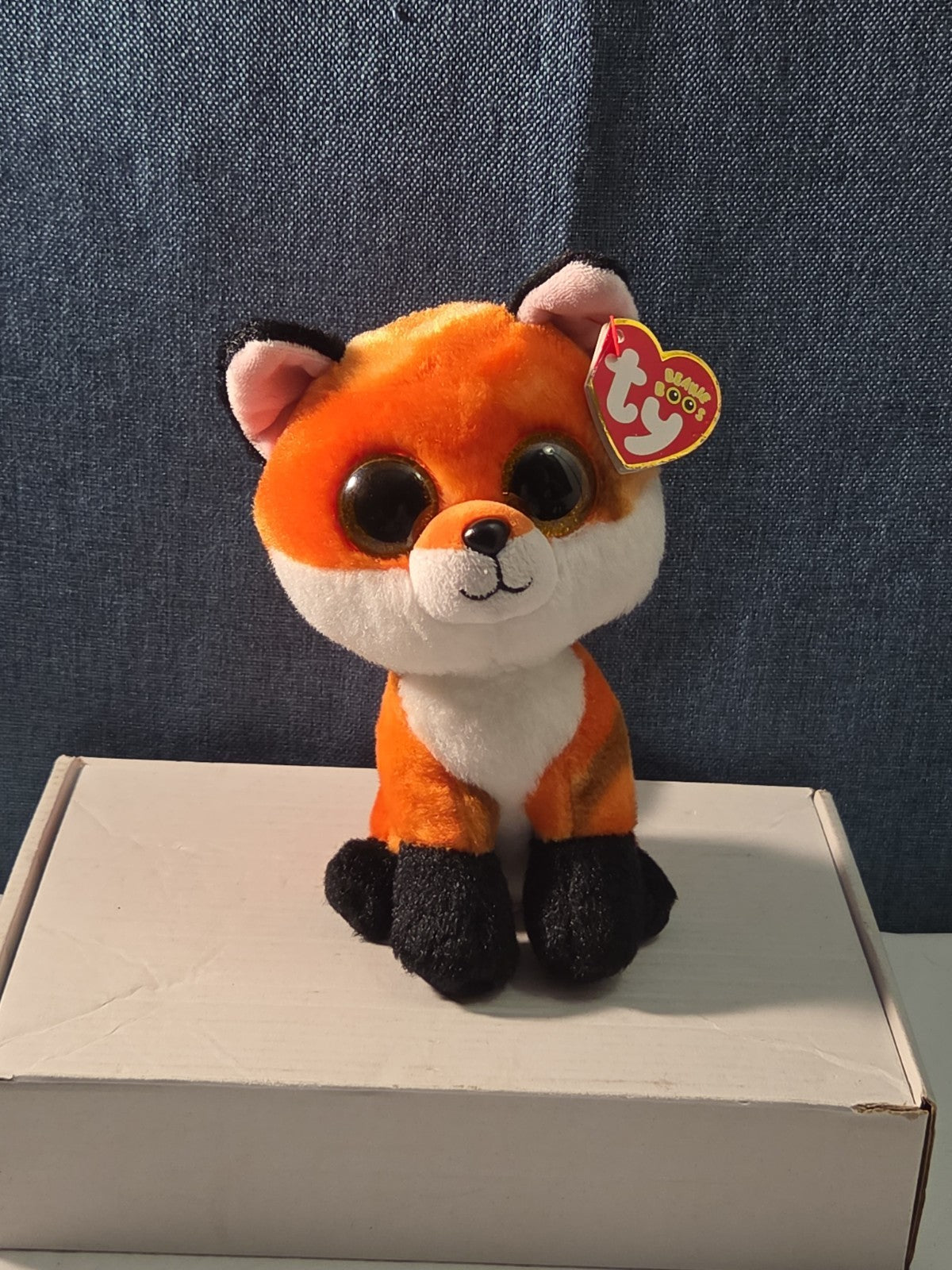 Ty Beanie Boos Meadow the Fox 6" Plush Stuffed Animal Toy