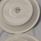 Bella Ceramica Alfresco Fruit Dinner Plates 10 in Hand Painted Set of 7