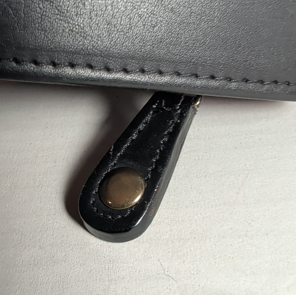 Coach Bedford Bifold Black Leather Wallet Y2K Vintage