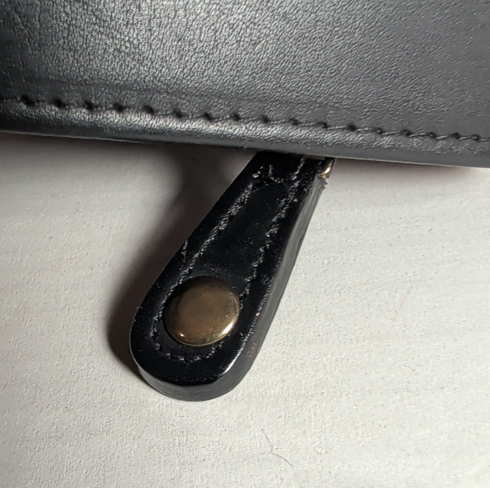 Coach Bedford Bifold Black Leather Wallet Y2K Vintage