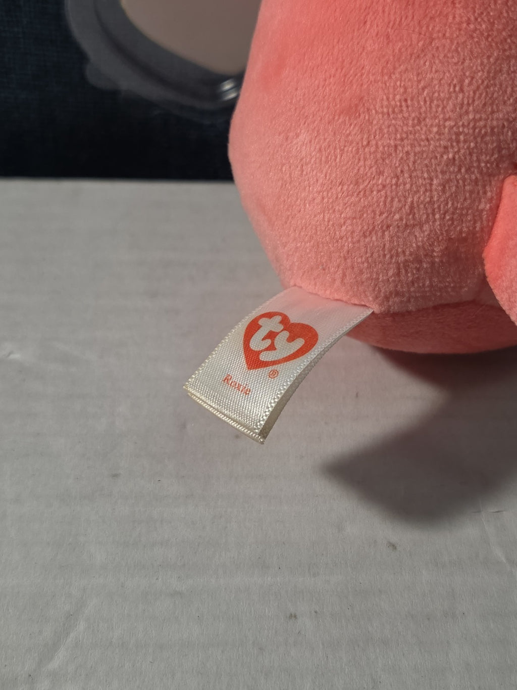 TY Roxie the Fox Squish-A-Boos Mini 3" Clip Plush MWMT with Tag Protector NEW