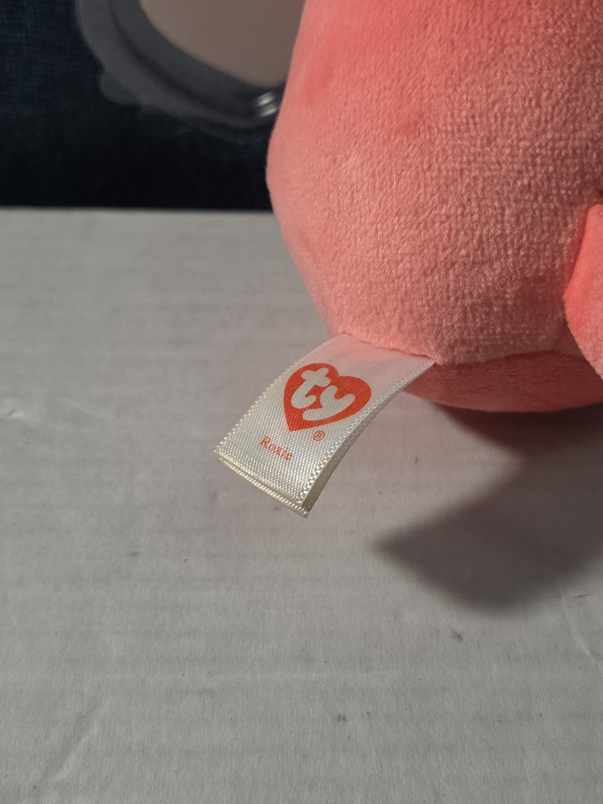TY Roxie the Fox Squish-A-Boos Mini 3" Clip Plush MWMT with Tag Protector NEW