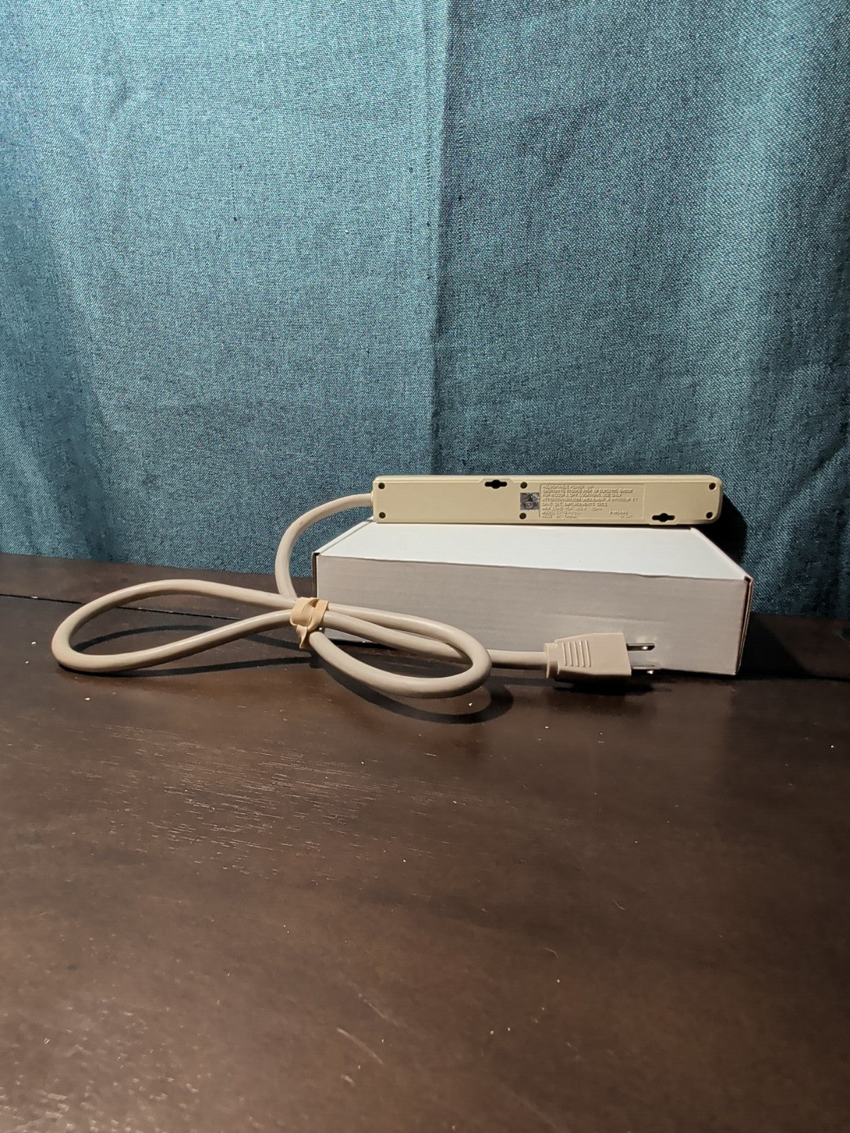 6-Outlet Power Strip Surge Protector 4 Ft Cord 15A Circuit Breaker Switch White