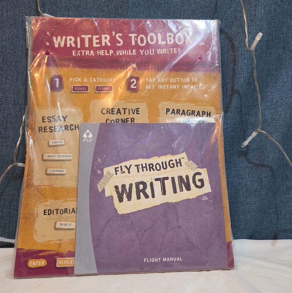 LeapFrog FLY Pentop Writer's Toolbox Cartridge Notebook 2005 Y2K Tech Sealed