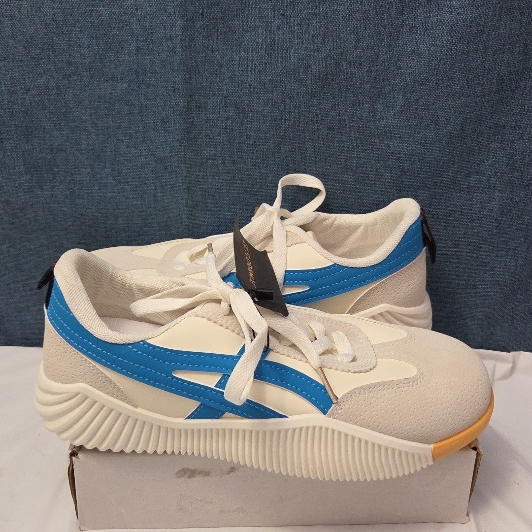 DeFlorance CLOUDEA 2.0 Orthopedic Sneakers | White Blue Women's Size 8 NEW